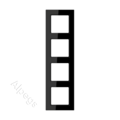 AC584SW Рамка 4-кратная; черная