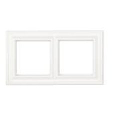 Рамка 2-поста; термопласт; белый матовый; Eco Deco, Jung EPD482WWM