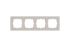Рамка G-Flex 4-постовая, цвет Тауп, G1104T, JASMART