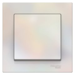 ATN000412 - AtlasDesign 1-клавишный ВЫКЛЮЧАТЕЛЬ, схема 1, 10АХ, в сборе, ЖЕМЧУГ