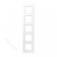 Jung A550 - Рамка 5-ая, цвет Матовый белый A5585BFWWM