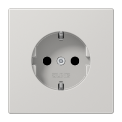 LS1520KILG Штепсельная розетка SCHUKO 16A, 250V  с защитой от детей; светло-серая