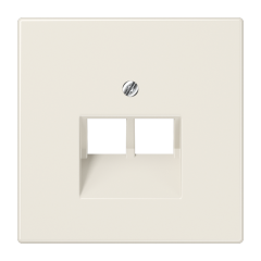 LS969-2UA Крышка для двойной телефонной и компьютерной розетки UAE; слоновая кость