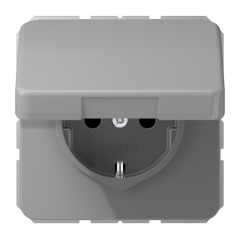 CD1520BFKLGR Штепсельная розетка SCHUKO 16A 250V  с защитой от влажности; серая