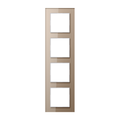 AC584GLCH A creation, Рамка 4поста, стекло шампань
