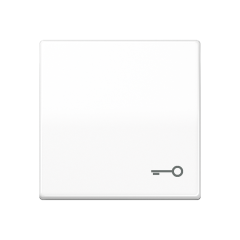 AS591TWW Клавиша для выключателя с символом замок; белая