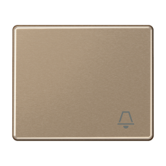 SL590KGB Клавиша для выключателя с символом звонок; золотая бронза