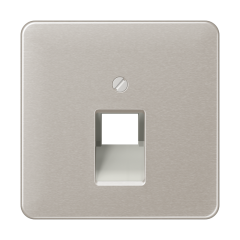 CD569-1UAPT Крышка для ординарной телефонной и компютерной розетки  UAE; платина