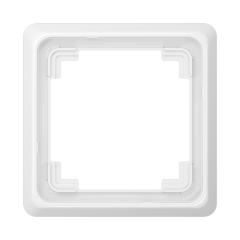 CDP581WW Рамка для вертикальной и горизонтальной установки, однократная, белая