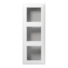 AS583AWW Коробка для накладного монтажа 3-кратная; белая