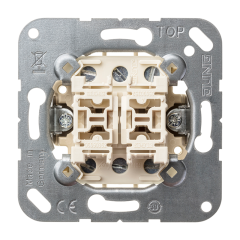509U Выключатель 10AХ 250V универсальный сдвоенный