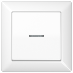 AS590KO5WW Клавиша для контрольного выключателя с подсветкой; белая