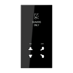 SOLS7522SWPL накладка бритвенной розетки черная