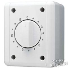 8012W Выключатель для накладного монтажа с часовым механизмом