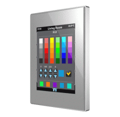 Сенсорная панель KNX Z41 PRO, алюминиевая рамка, цвет белый