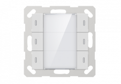 GVS KNX Push Button Sensor, 3-gang, 55mm (Shiny Finish) CHPLE-06/02.1.00