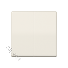 AS591-5 Клавиши для сдвоенного выключателя; слоновая кость