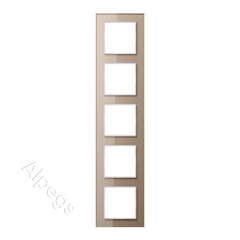 AC585GLCH A creation, Рамка 5постов, стекло шампань