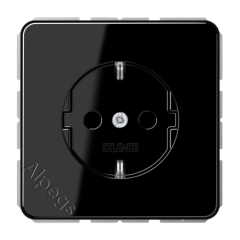 CD1520SW Штепсельная розетка SCHUKO 16A 250V ; черная