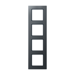 A Creation Рамка 4-ная, матовый антрацит, AC584BFANM