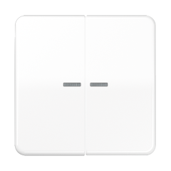 KNX RF кнопка, 2 группы, CD 10921 ST RF WW