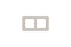 Рамка G-Flex 2-постовая, цвет Тауп, G1102T, JASMART
