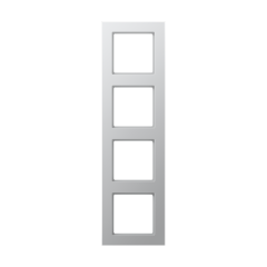 AC584AL Рамка 4-кратная; алюминий