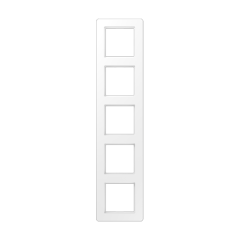 Jung A Flow - Рамка 5-ая, цвет Матовый белый AF585BFWWM