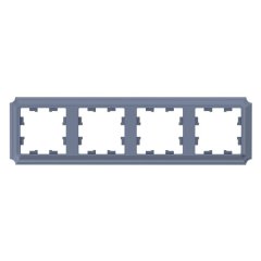 4-постовая РАМКА, цвет ГРИФЕЛЬ, AtlasDesign Antique, ATN100704