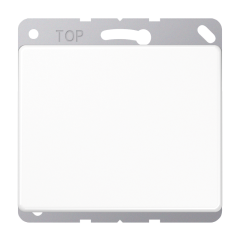 SL561BWW Крышка глухая с опорным кольцом; белая