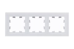 ATN330103 - AtlasDesign Nature Рамка на 3 поста, стекло белое матовое