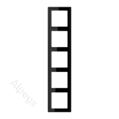 LS985SW Рамка 5-кратная; черная