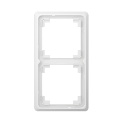 CDP582WW Рамка для вертикальной и горизонтальной установки, 2-кратная, белая