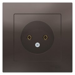 ATN000640 - AtlasDesign РОЗЕТКА без заземления, 16А, в сборе, МОККО