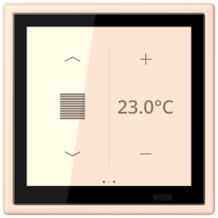 KNX комнатный контроллер LS TOUCH, LC 459 D1 S226