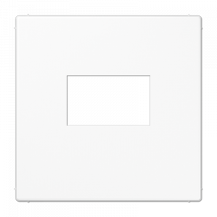 LS990 Накладка для USB-зарядных устройств без видимого винта, термопласт, белый LS1969USBWW