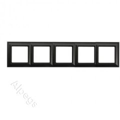 Рамка 5-постов, Eco Profi Standart, термопласт, антрацит EPS485AN