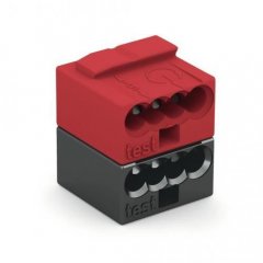 Клеммник KNX WAGO 243-211, красно-серый