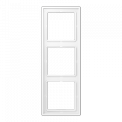 LS990 Рамка 3-ная, цвет Матовый белый LS983WWM