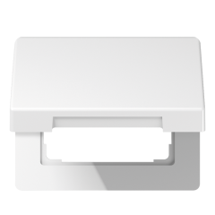 SL590KLWW Крышка откидная для штепсельных розеток и изделий с платой 50?50 мм; белая