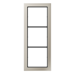 FDES2983 Рамка 3-кратная; благородная сталь