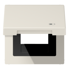 Рамка с подпружиненной крышкой для USB-механизмов, с центральной платой