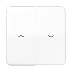 CD595PWW Клавиши для выключателя управления жалюзи 509VU и кнопки 539VU; белые