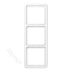 CD583WW Рамка для вертикальной и горизонтальной установки, 3-кратная; белая