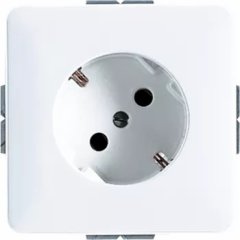 CD520-45NWW Штепсельная розетка SCHUKO с поворотом на 45°, 16A 250V ; центральная плата
