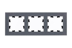 ATN343203 - AtlasDesign Nature Рамка на 3 поста, мрамор айс грей