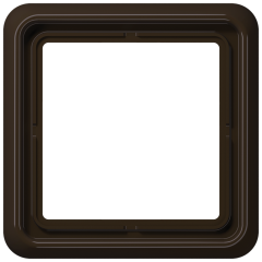 CD581WUBR Рамка для вертикальной и горизонтальной установки ударопрочная, однократная; коричневая