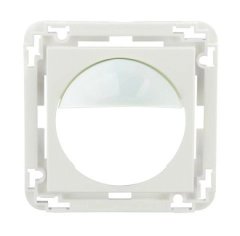 Центральная пластина для установки сенсорной части датчика Indoor 180 в соответствующий модуль выключателя, белый, BEG Luxomat, Central plate Indoor 180 / traffic white mat 9016 (38947)
