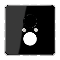 CD562SW Крышка для 2-х гнезд; черная