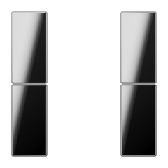 GCR2502TSA комплект накладок 2гр хром